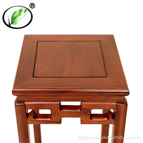 Wooden Floor Stand Chinese square wooden floor bonsai stand Manufactory